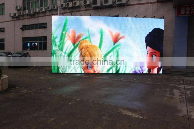 Shanghai Top Ten fullcolor p16 outdoor waterproof led display hdxxx video