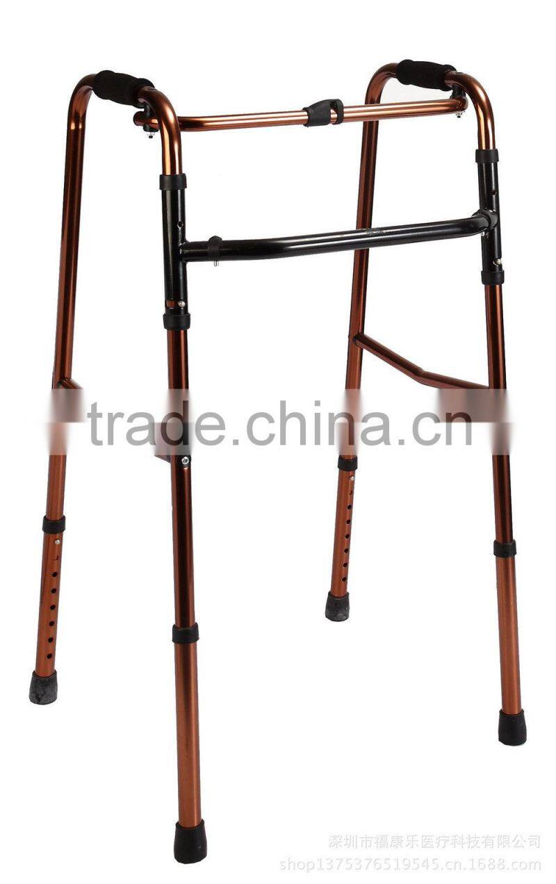 Aluminum foldable walker for disabled