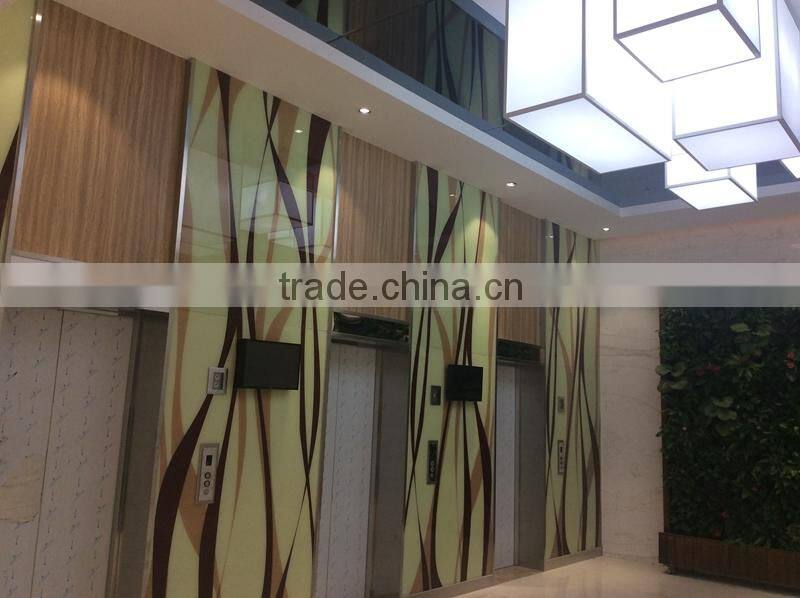 Staircase glass design patterm, laminated glass and ceramic fritted glass, safety glass