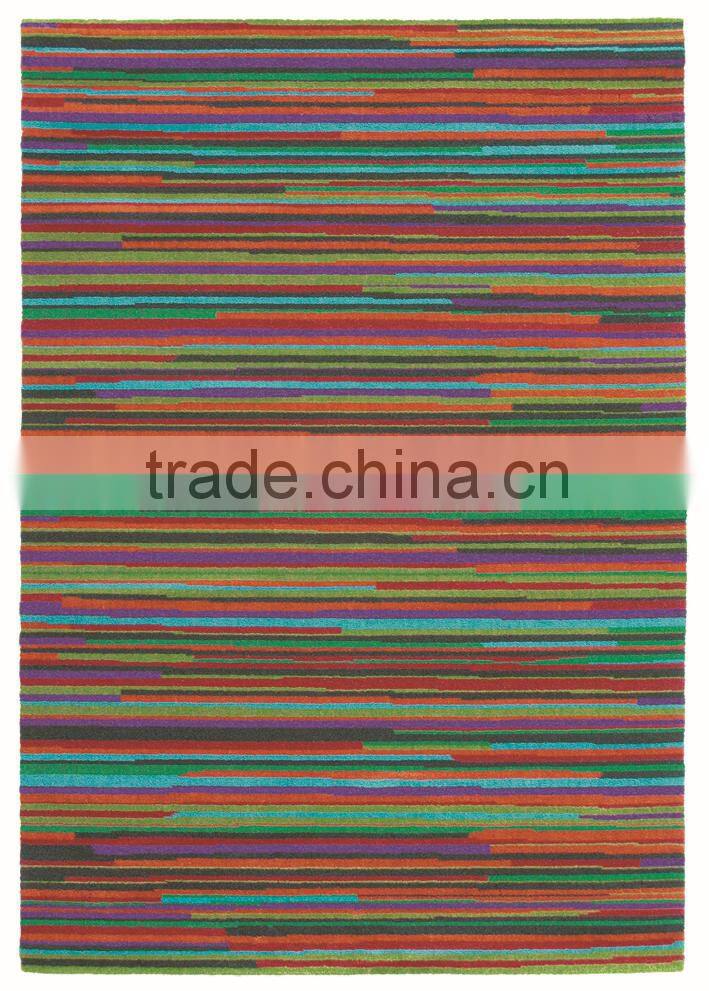 Amazing colorful hand tufted rug for decoration, apartment