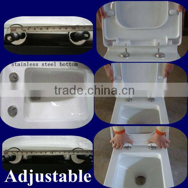 Western design plastic wall mounted toilet seats 1055