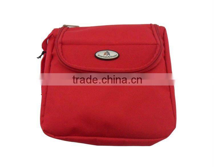 2015 Red Popular 5pcs Set fabric trolley suitcase EVA Luggage Bag /High Quality China supply luggage
