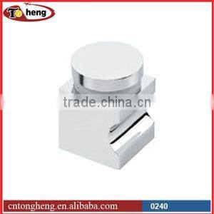 Brass small door knob for glass shower door