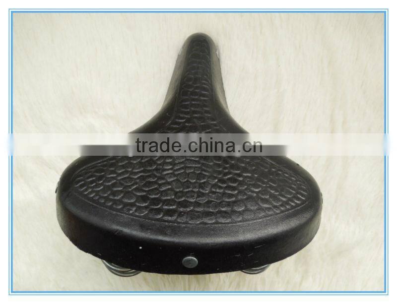 hight quality leather very comfortable 26" bicycle saddle / road bicycle saddle