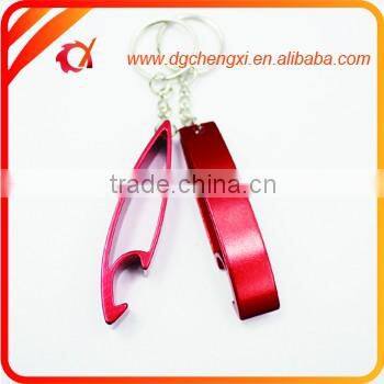 Promotion Customized Cheap Blue Cute Cat-shaped Beer Bottle Opener Keyring