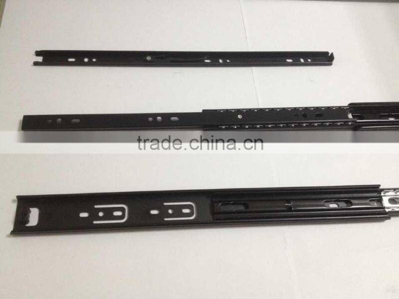 ZY:37MM(1.2*1.0*1.2) 3-Fold Ball Bearing Drawer Slide