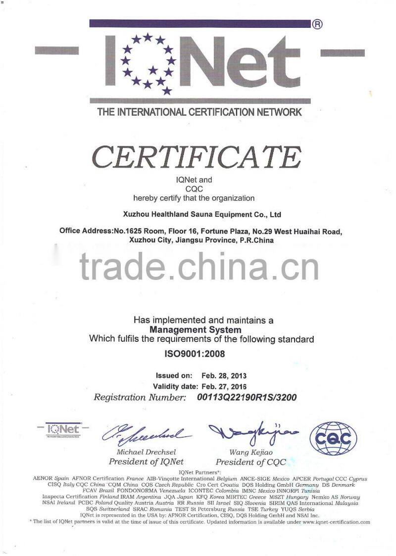 5 Person sauna cabin steam shower one person portable steam sauna room HL-500SN