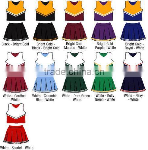 Stan Caleb wholesale plus size cheerleading uniforms custom dress for cheerleader youth