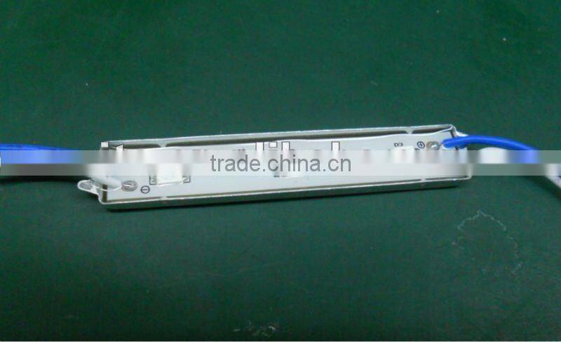 3pcs 5050 SMD LED module,with metal case,BLUE color,DC12V,20pcs a string;75mm*12mm