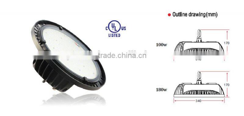 3years warranty super brightness 100w led high bay light manufacturer