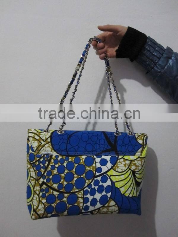 made in china products African wax print fabric handbags for women