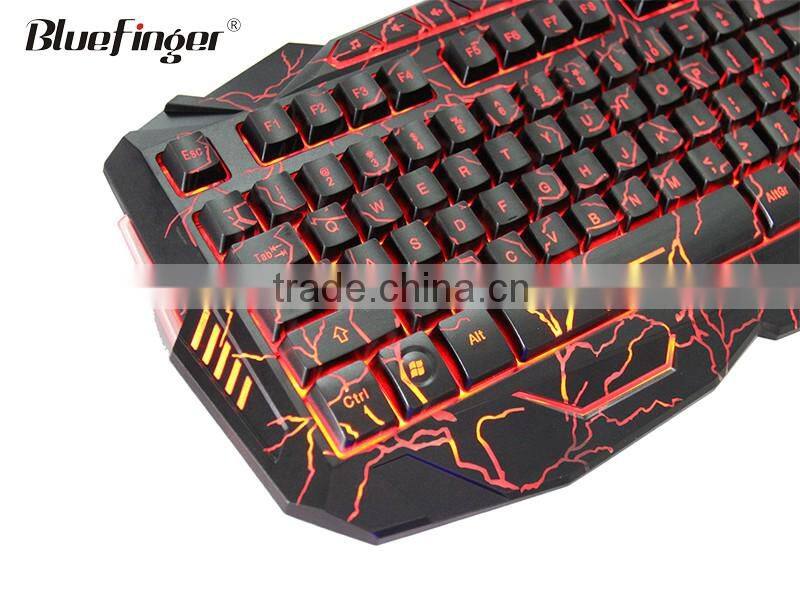 USB wired split keyboard and mouse for desktop and laptop