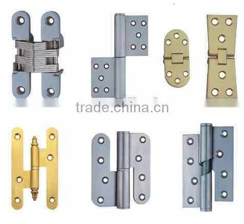 Yellow bright copper door hinges Bright light iron hinge
