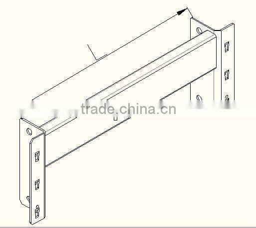 Top quality Q235B steel material long span shelving with steel shelving