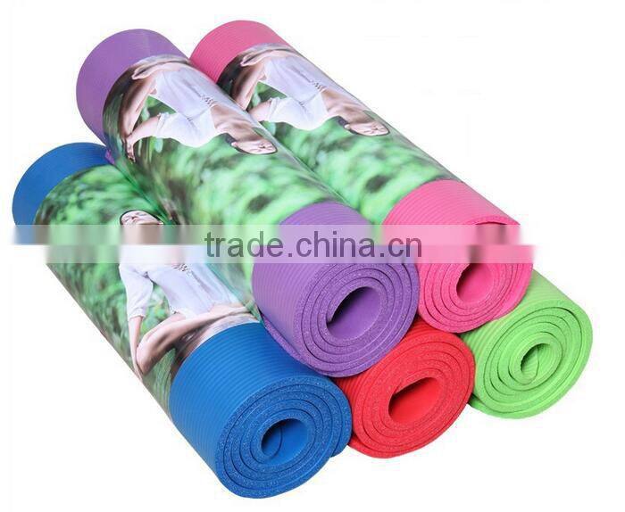 Custom Print Eco Anti-slip NBR/PVC Sink Yoga Mat