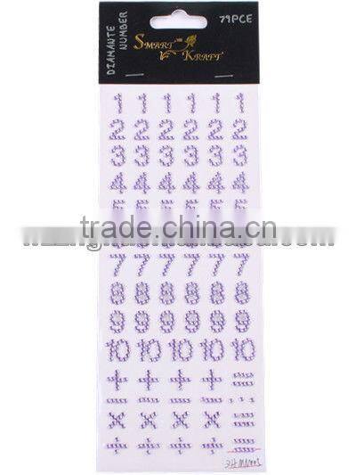 Smart and Kraft Diamante Figure Sticker