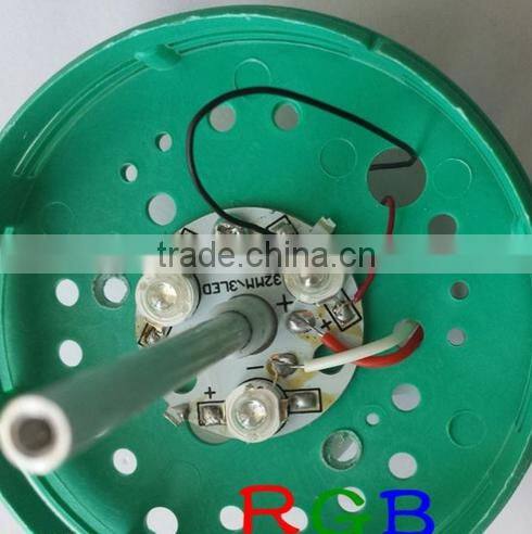 cheap price B22 E27 3w rgb rotating disco bulb