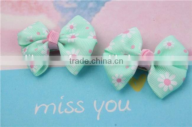 Wholesale Butterfly Ribbon Bow Hair Clip For Girls