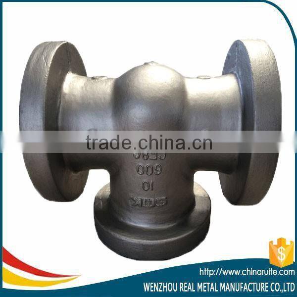 CF8C body API globe valve casting in flange type