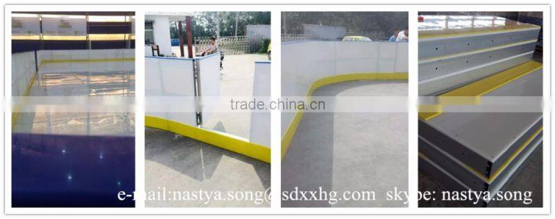 portable hot sale dasher board/ fence/barrier for floorball fields