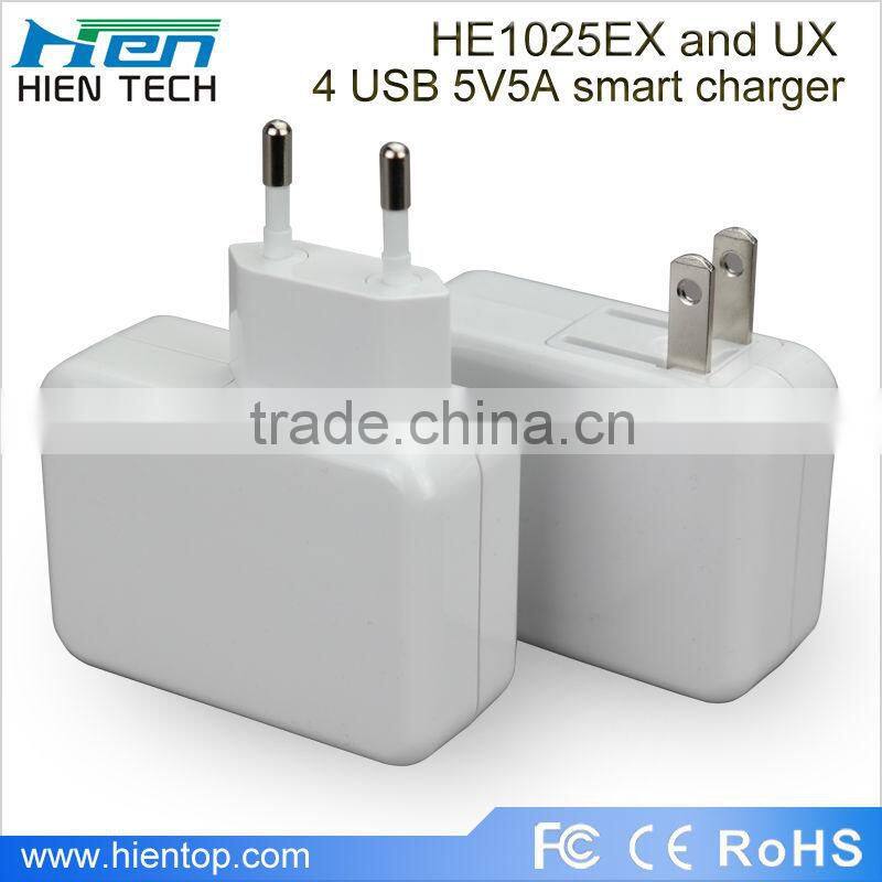 5V3.1A 4 USB charger for iphone 6 plus charging