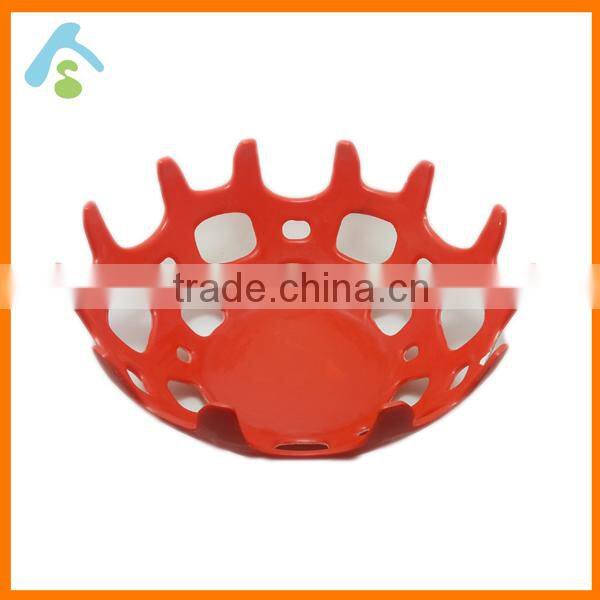 Decorative melamine fruit basket