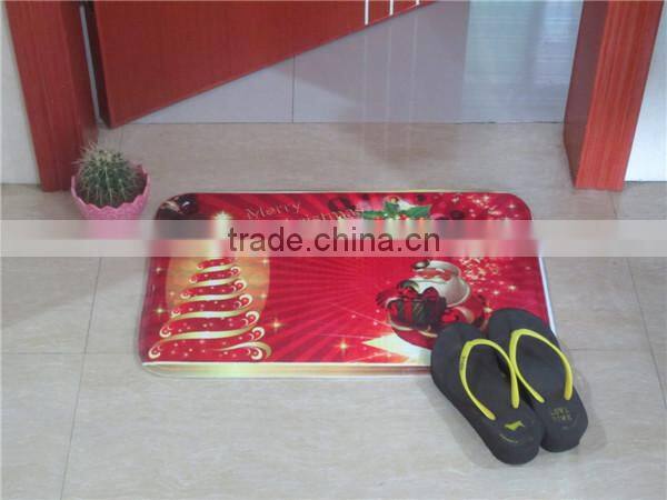 Anti-slip 100% nylon water absorption cheap printed stone door mat