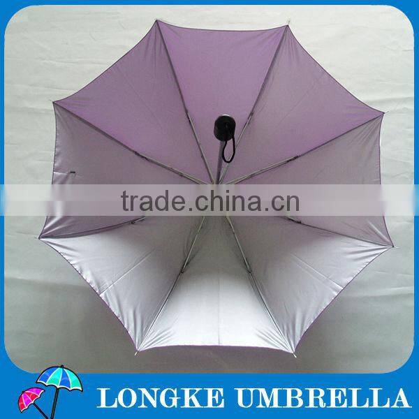 2 fold umbrella for promotion/UV coating umbrella