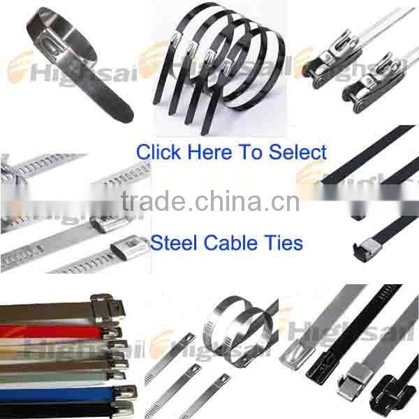 pvc stainless steel cable tie