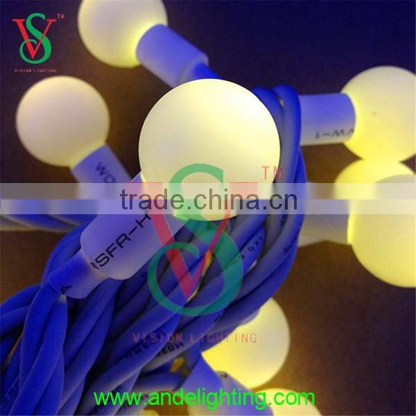 High quality IP 65 waterproof RGB chain led string ball light for party and wedding decoration