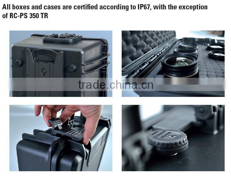 Hard solid durable protective injection mold sturdy storage stable handheld portable packaging box EVA foam car computer case