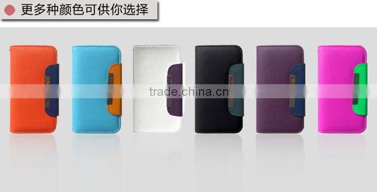 Litchi Pattern Universal Mobile Phone Diary Case Cover