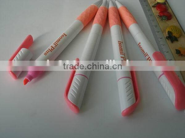 2 in 1 ballpoint pen and highlighter brands for school