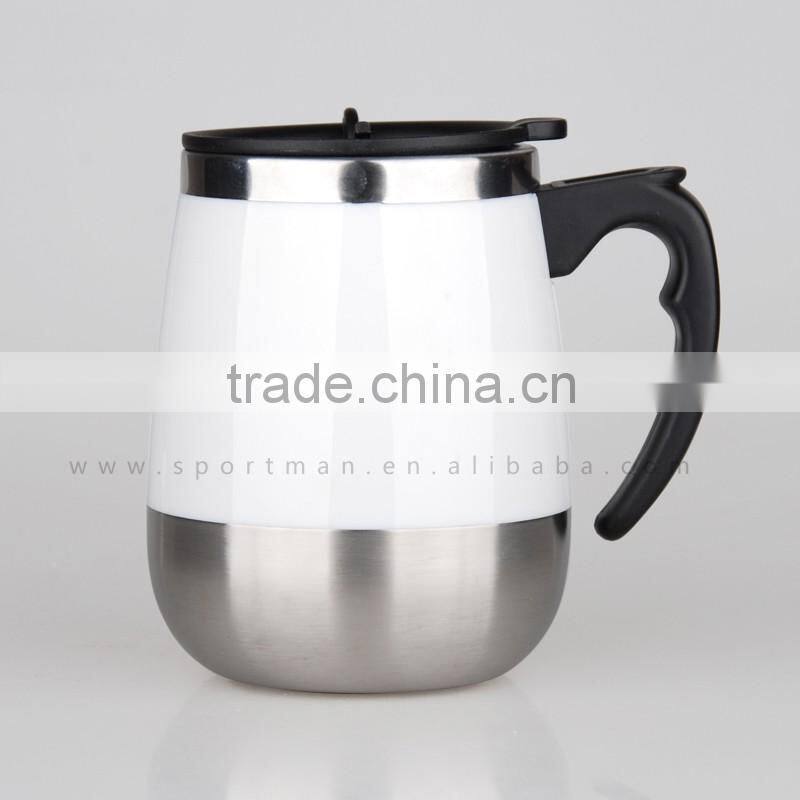 16oz reliable quality blue coffee mug hot China product auto travel tea mug assorted color wholesale water cup