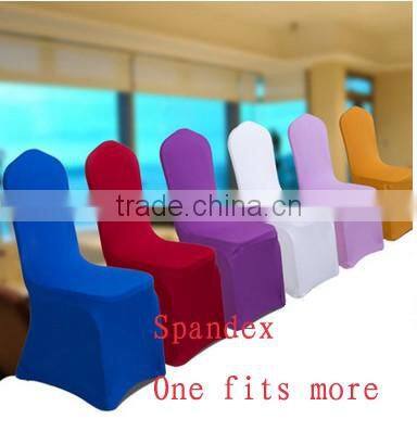 Wholesale flat chair cover Spandex lycra chair cover/spandex chair covers for wedding