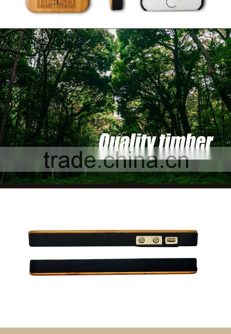 Luxury Hard Wooden With 3D Colored Drawing Protector Back Case Cover For iPhone 5S 6 6Plus