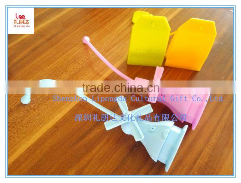 Fashion Leaf/flower shape Silicone Tea Infuser, Silicone Stainless Steel Tea strainer