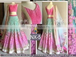 Vibrant White Net Designer Lehenga Choli/Online shopping for Indian lengha choli