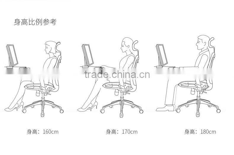 2016 most popular new design white modern multi functional ergo mesh chairs