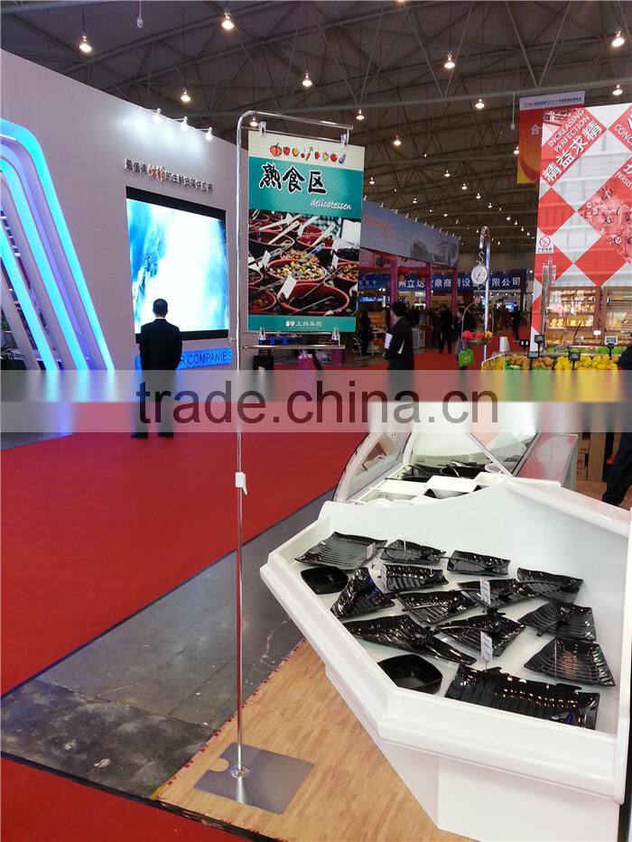 Factory Direct Sale Supermarket Shelf Banner Holder Metal display stand