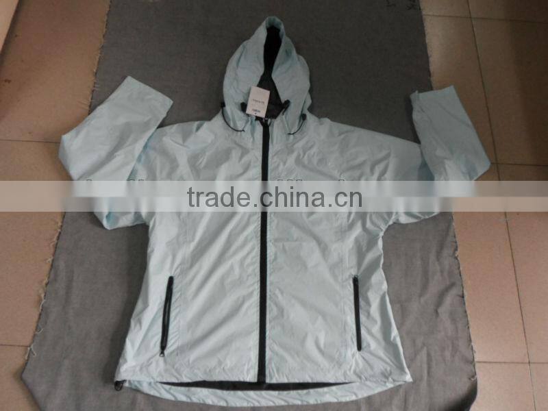 waterproof windbreaker with mesh lining for women