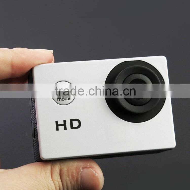 HD 720P Sport DV Action Camera 2.0" LCD 90 Degree Wide Angle Lens 30M Waterproof Mini Digital Camcorder