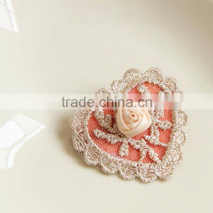 MYLOVE original heart hat women lace hairpins with rose hair jewelry