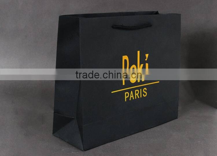Cheap Custom Logo Print gift craft shopping paper bag manufacturer