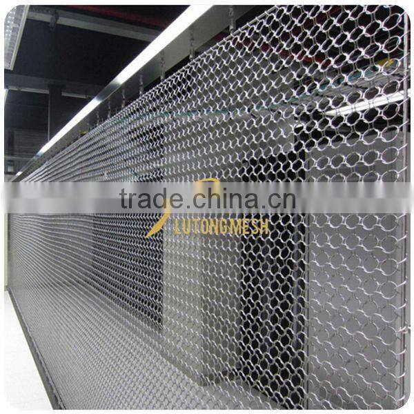 Decorative metal ring mesh curtain for Interior project