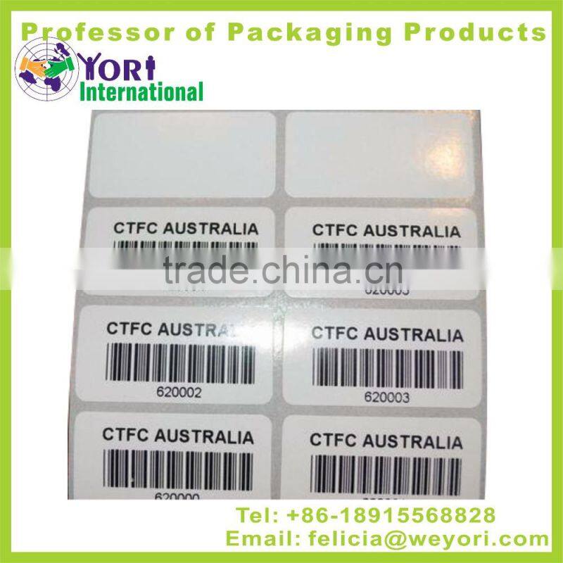 Yori High quality private product printing pvc label