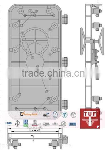 Marine High Pressure Watertight Door