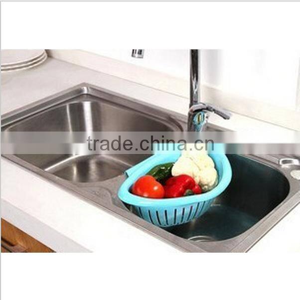 The Kitchen Sink Drain Basket And Tableware Draining Racks Multifunction Water Control Water Filter Basket Frame