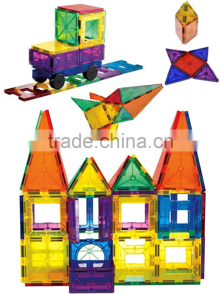 3-D Magnetic Diy Funny Building Blocks for toddlers