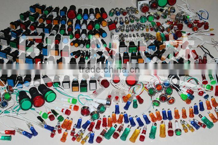 2015 waterproof 8mm 12v engine check light safety flashing light with wires